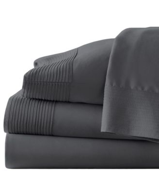 Classy Pleated 21" Extra deep, Pocket Sheet Set, Split King