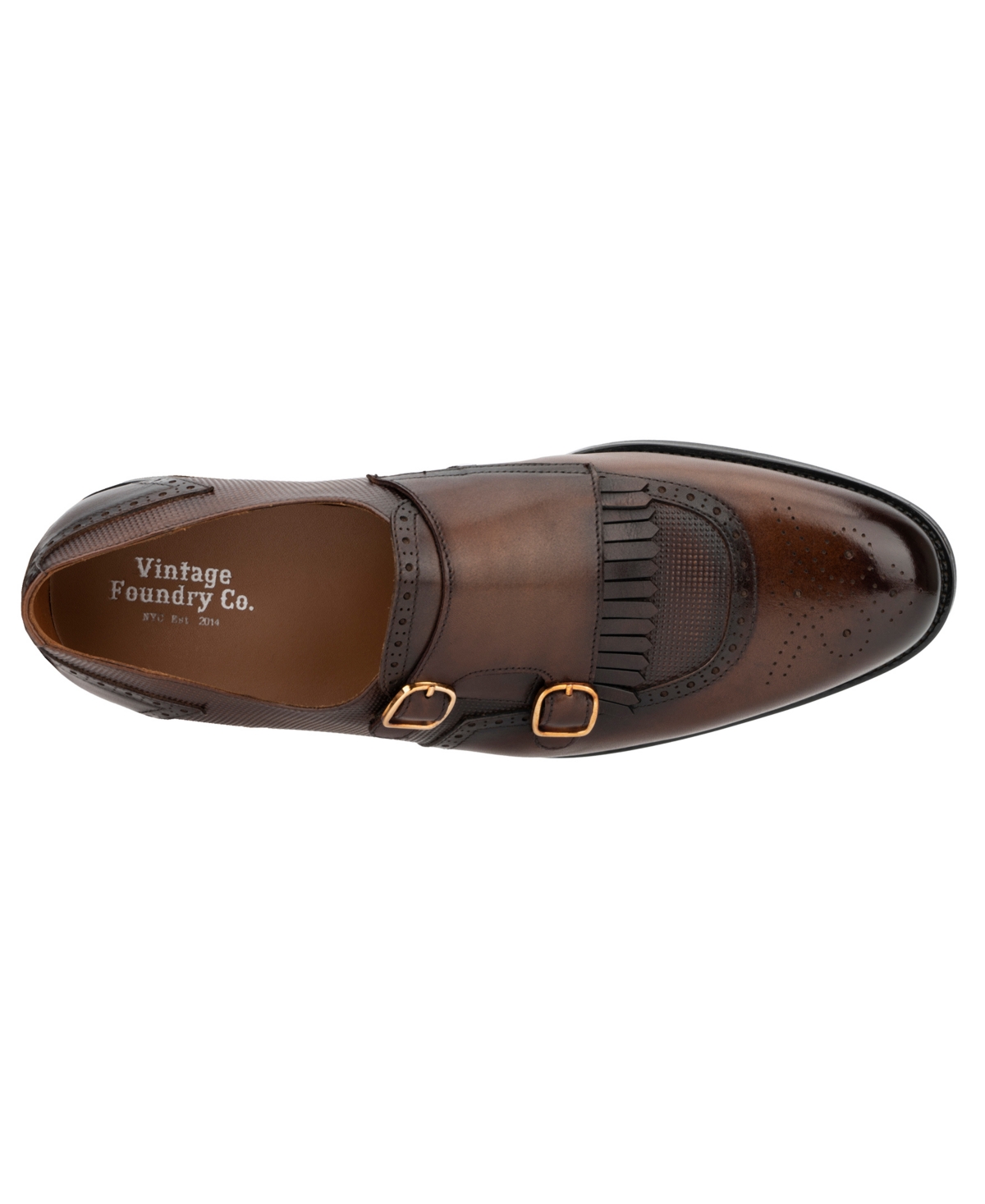 Vintage Foundry Co Men's Bolton Monk Strap Shoes