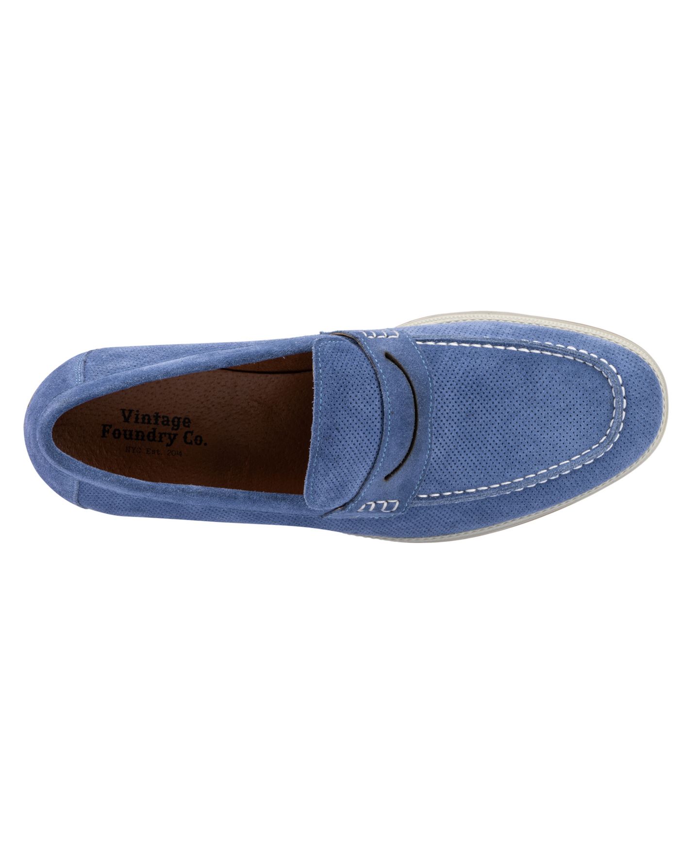 Мужские туфли Vintage Foundry Co Menahan Slip-On, цвет: Синий — фото 4