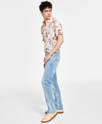 Men's Slim Straight Fit Jeans 