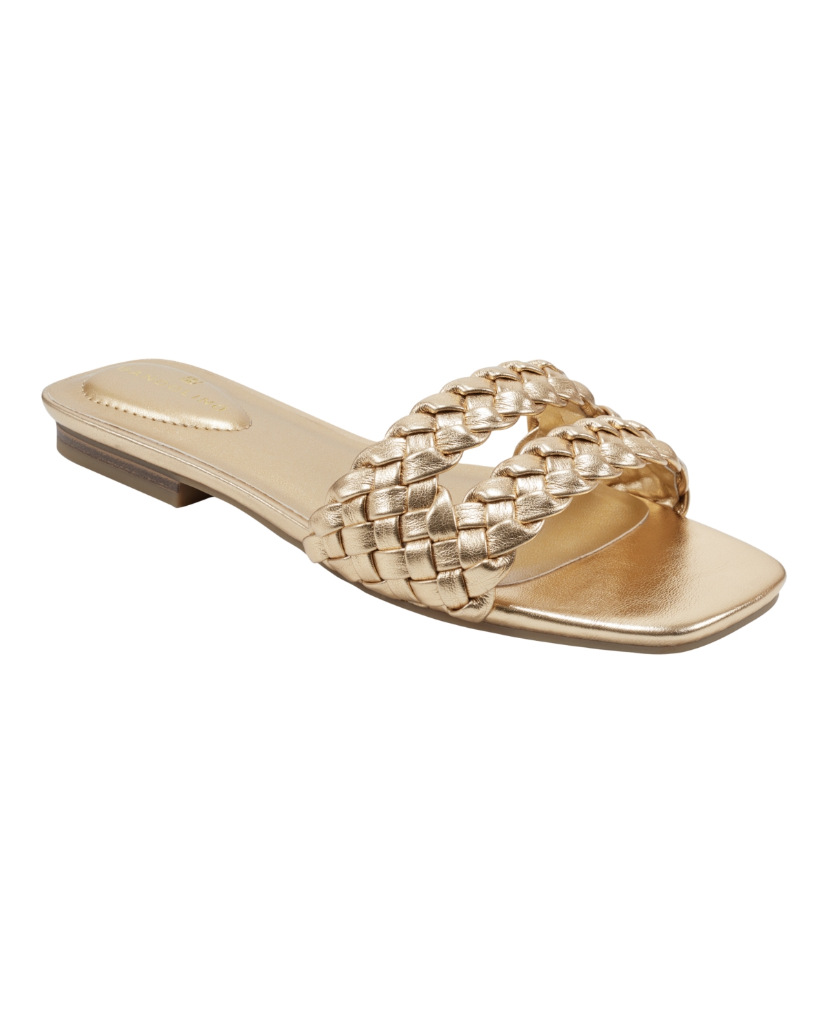 Bandolino Women's Sessily Open Toe Flat Slip-on Sandals Women's Shoes ...