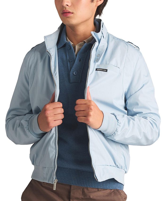 Members Only Men's Classic Iconic Racer Jacket (Slim Fit) - Macy's
