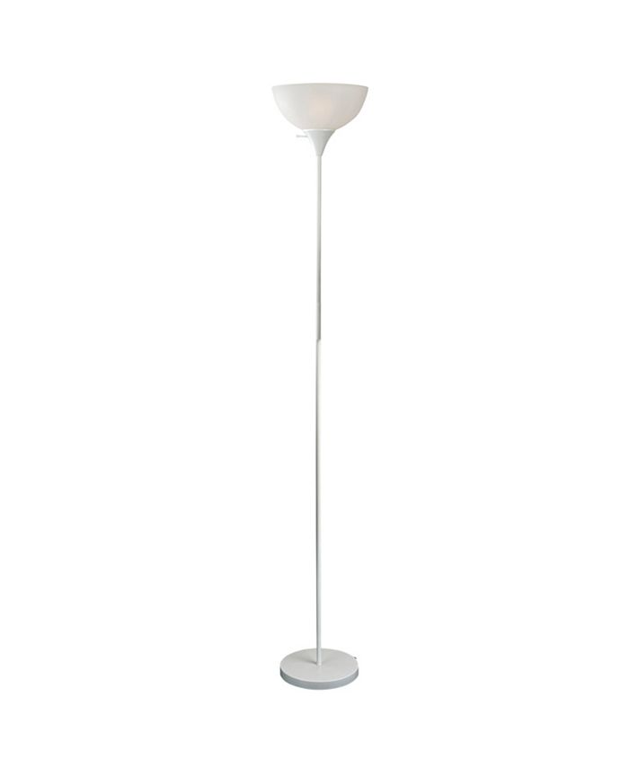LIGHTACCENTS Floor Lamp By Light accents Standing Pole Light with White