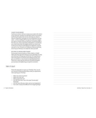 The Psychic Workbook: A Beginner's Guide to Activities and Exercises to Unlock Your Psychic Skills by Mystic Michaela