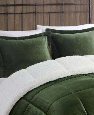 Alton Plush to Sherpa Down Alternative 4-Pc. Comforter Set, Full/Queen