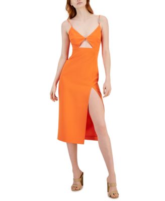 HUGO - Women's Cutout Strappy Midi Dress