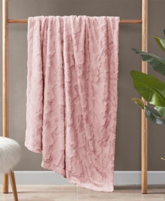 Zuri Faux-Fur Throw, 60" x 70"