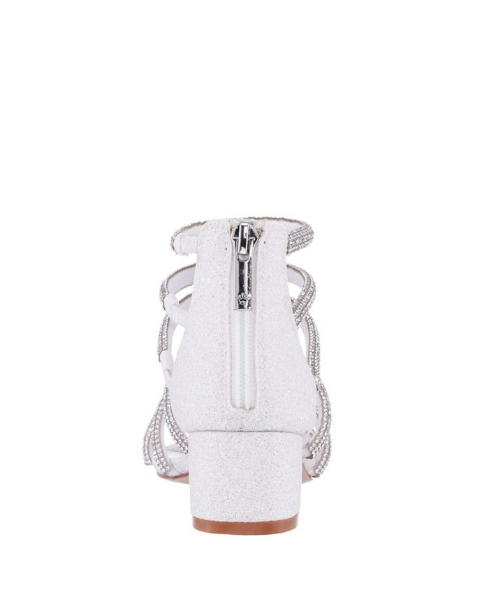 Nina Little Girls Sparklar Ankle Strap Zipper Closure Sandals Macy's