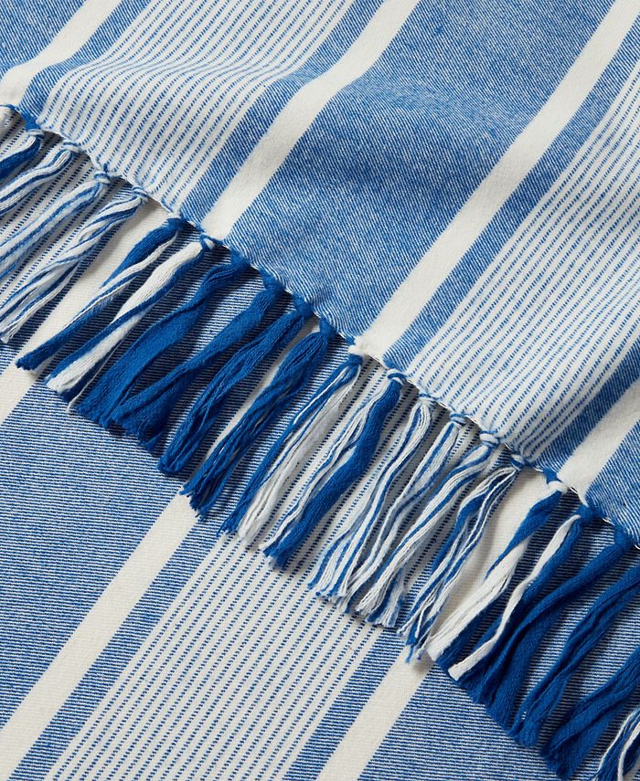 Lauren Ralph Lauren Caton Striped Signature Throw, 54"x72" & Reviews