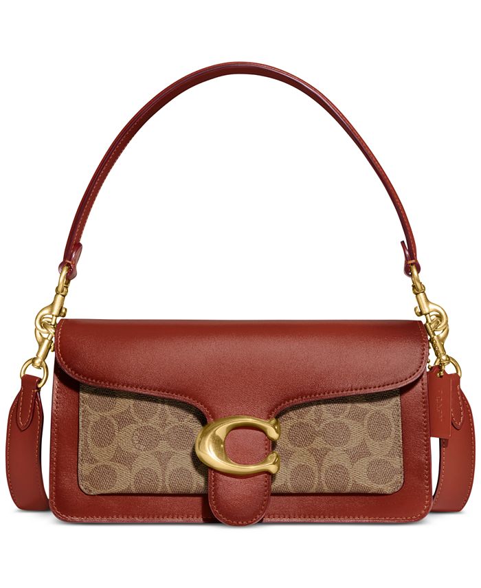 Coach Tabby Box In Signature Canvas Small Bag
