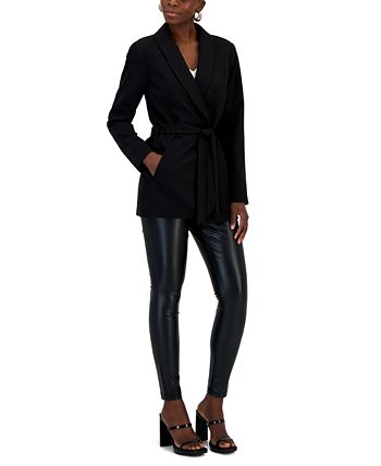 Petite Faux Leather Leggings  International Society of Precision
