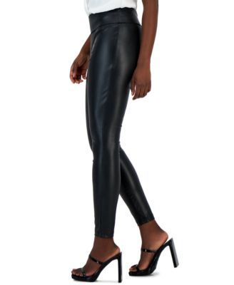 Women's Faux-Leather Leggings, Created for Macy's 