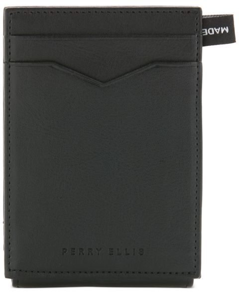 Женские кошельки Perry Ellis Portfolio Magnetic Leather Card Case