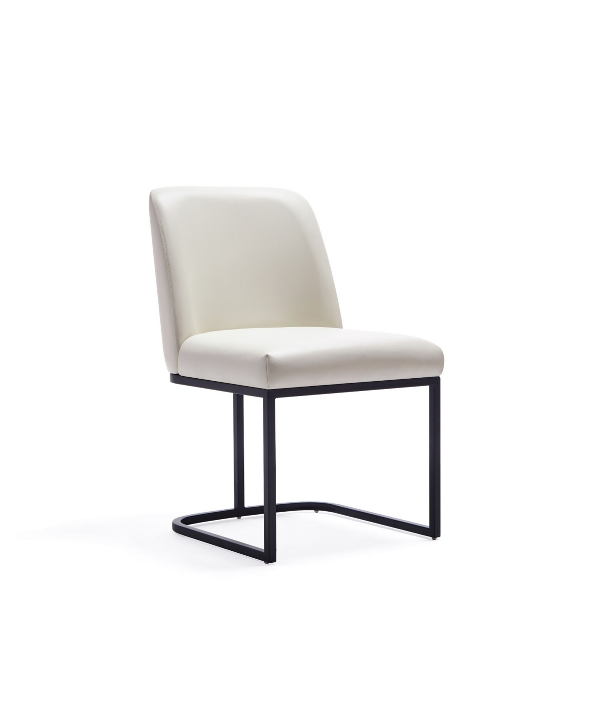 Manhattan Comfort Serena Dining Chair In Cream