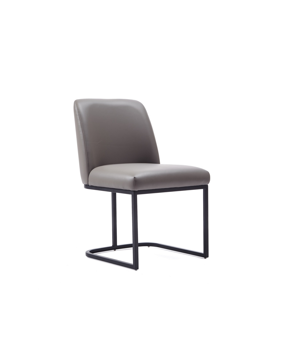 Manhattan Comfort Serena Dining Chair In Light Gray