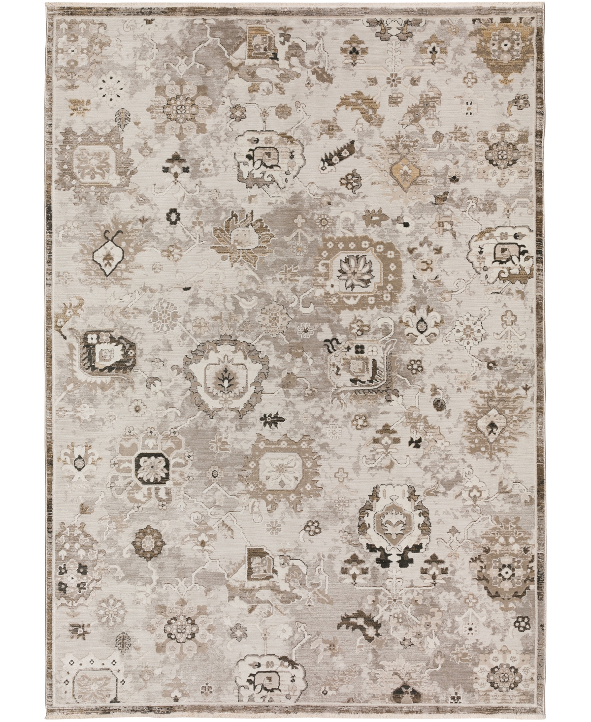 D Style Lycian LYN5 5'3in x 7'8in Area Rug - Taupe