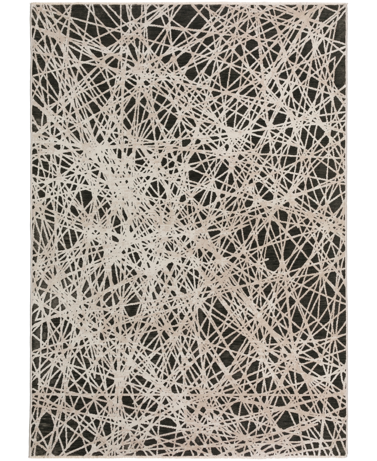 D Style Denizi Dz4 5'3" X 7'8" Area Rug In Black