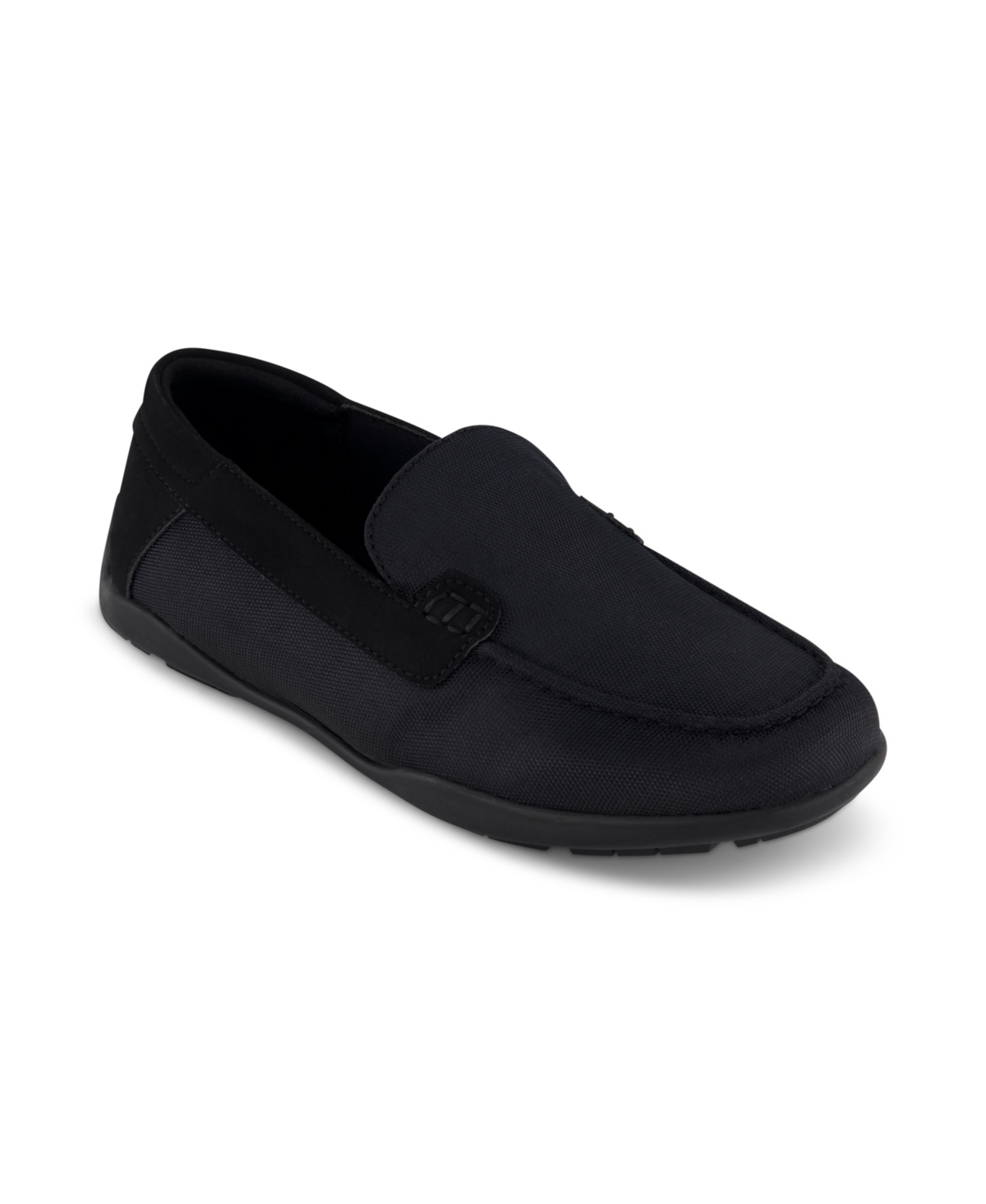 Kenneth Cole New York Little Boys Distance Destin Driving Moccasin Slip-on Loafers In Black