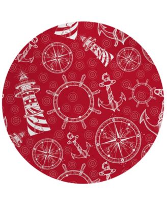 Harbor Washable HA9 8' x 8' Round Area Rug
