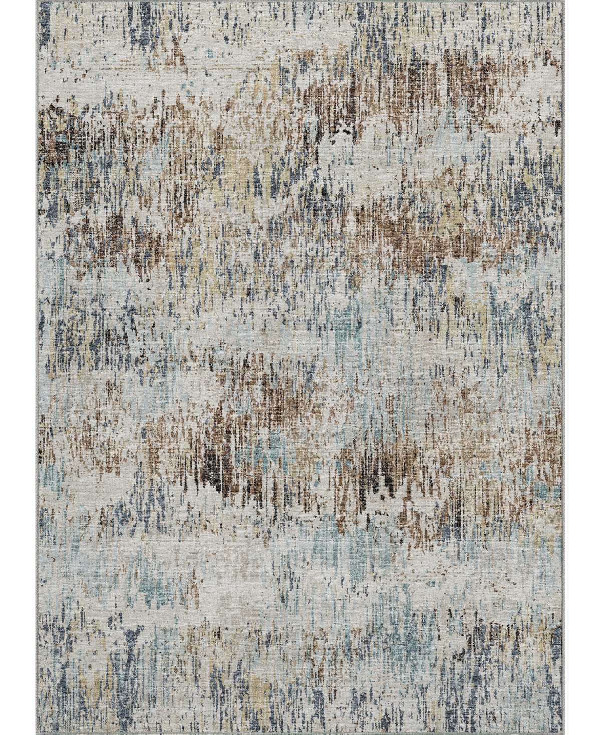 D Style Sandhurst Sdh1 5' X 7'6" Area Rug In Driftwood