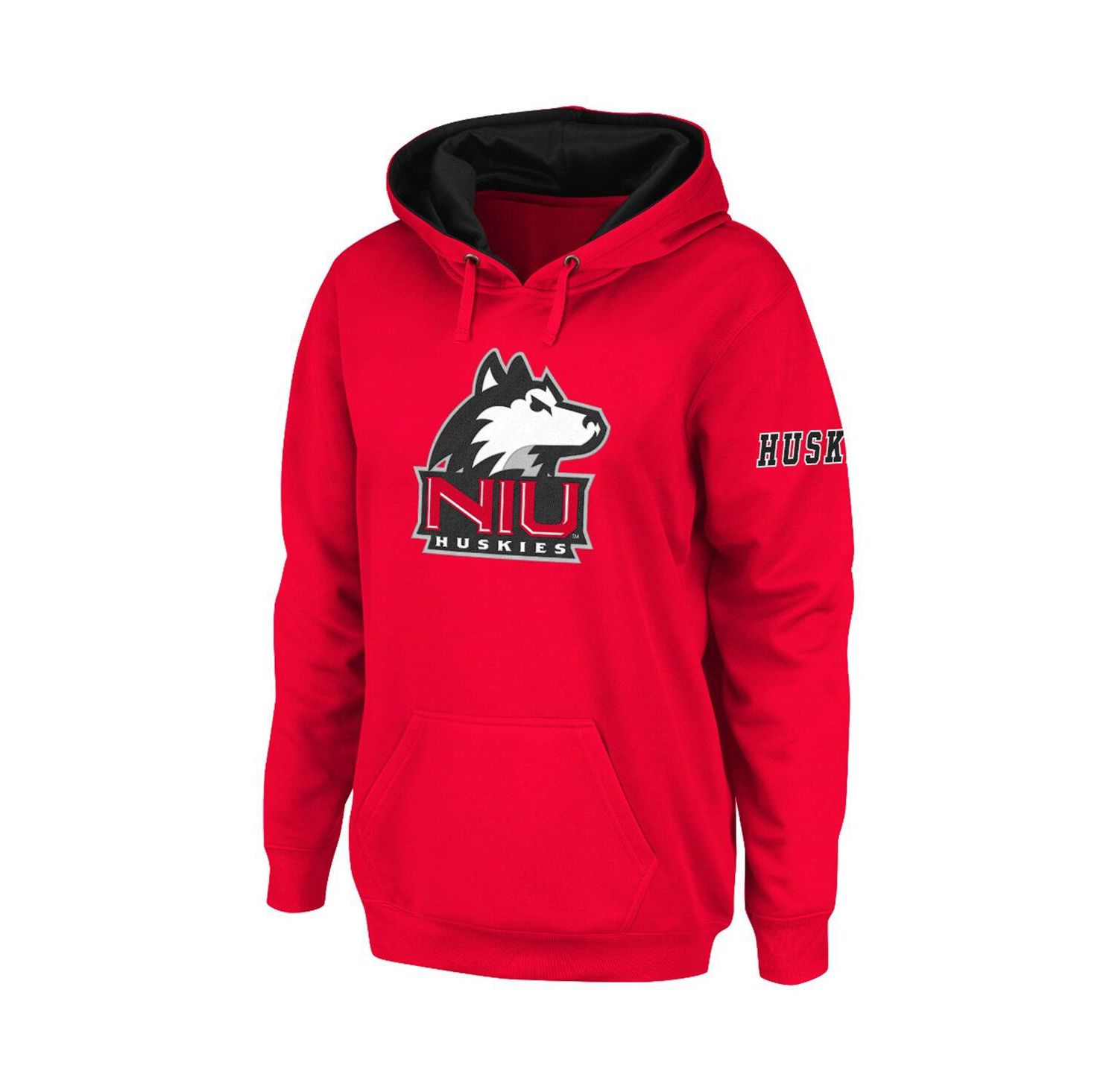 Women's Red Northern Illinois Huskies Big Logo Pullover Hoodie