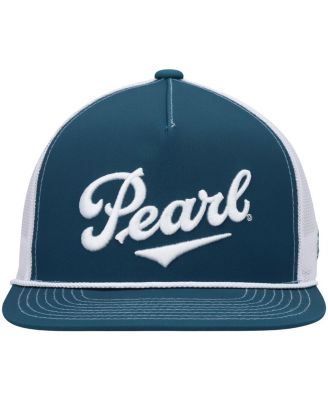 Men's Teal, White Pearl Trucker Snapback Hat