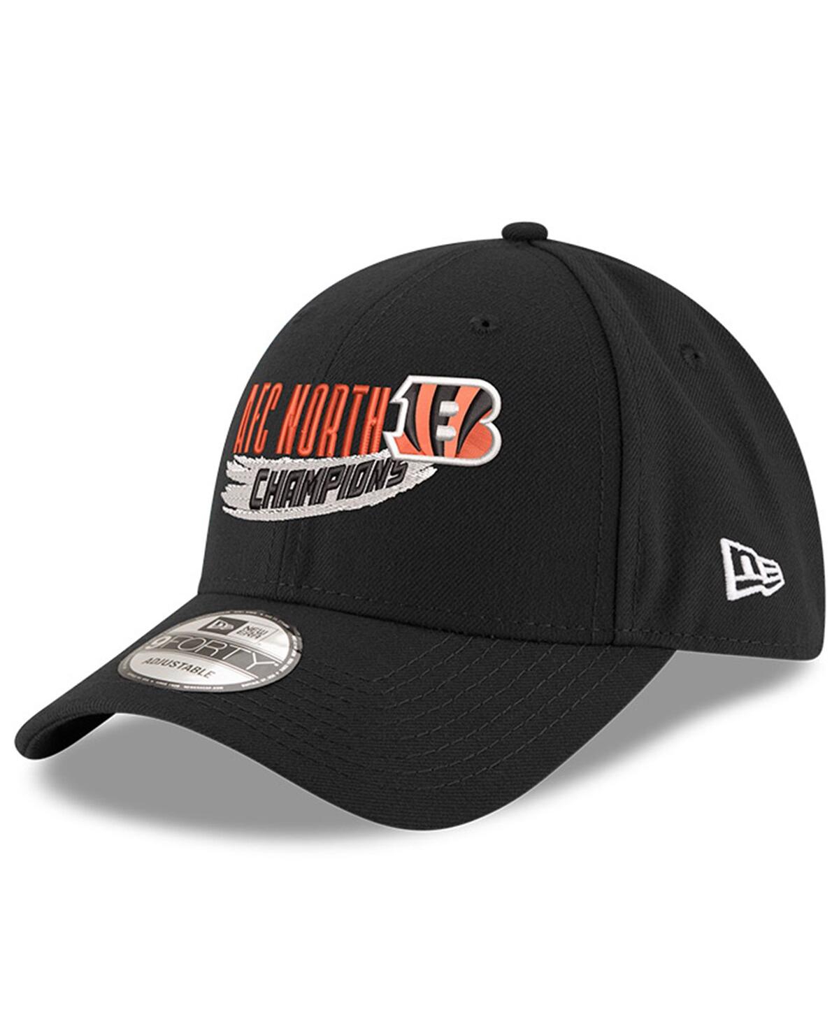 Shop New Era Men's  Black Cincinnati Bengals 2022 Afc North Division Champions 9forty Adjustable Hat