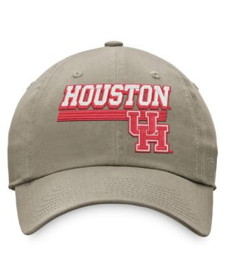Men's Khaki Houston Cougars Slice Adjustable Hat
