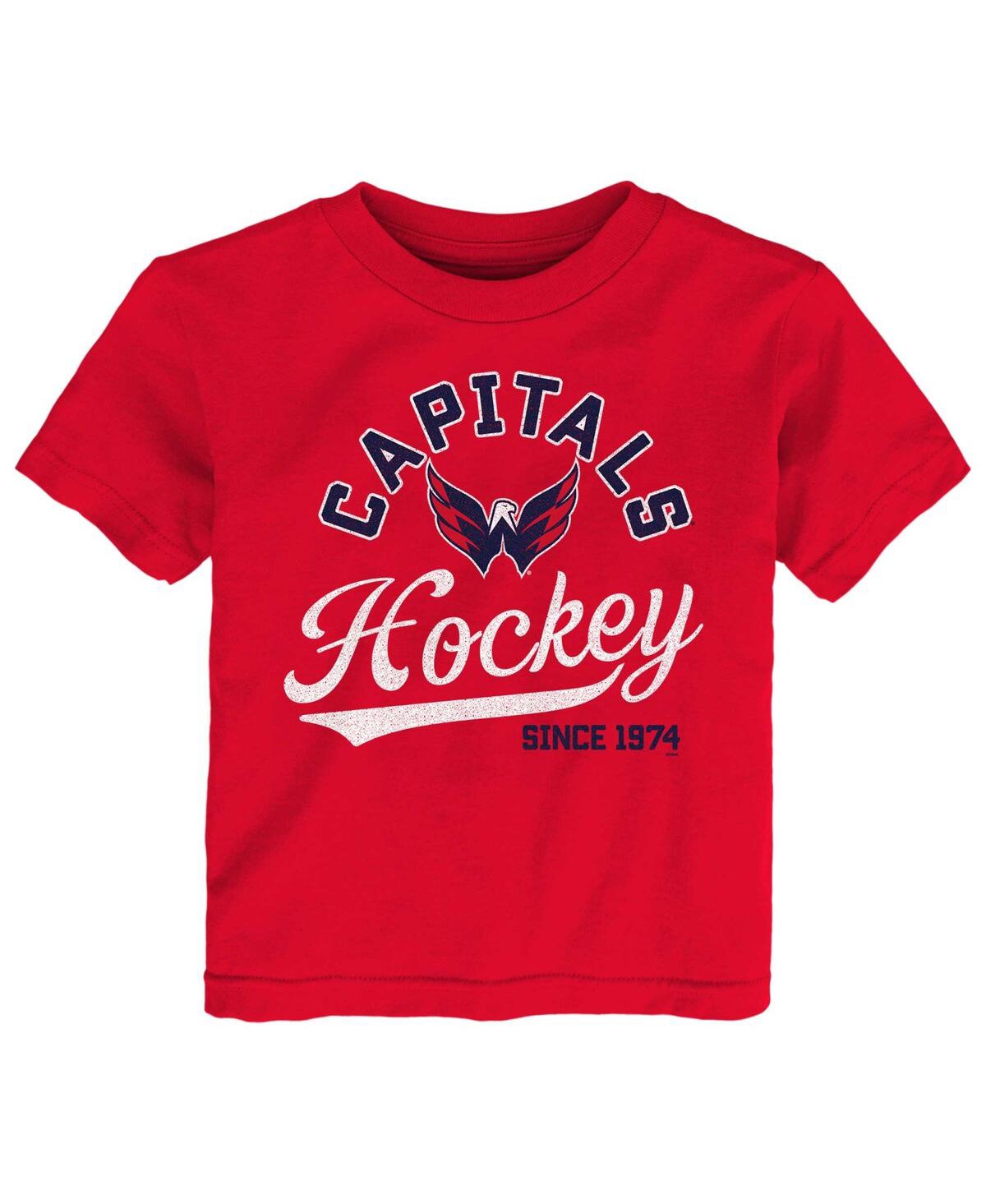 Outerstuff Toddler Boys And Girls Red Chicago Blackhawks Take The Lead T-shirt In Red