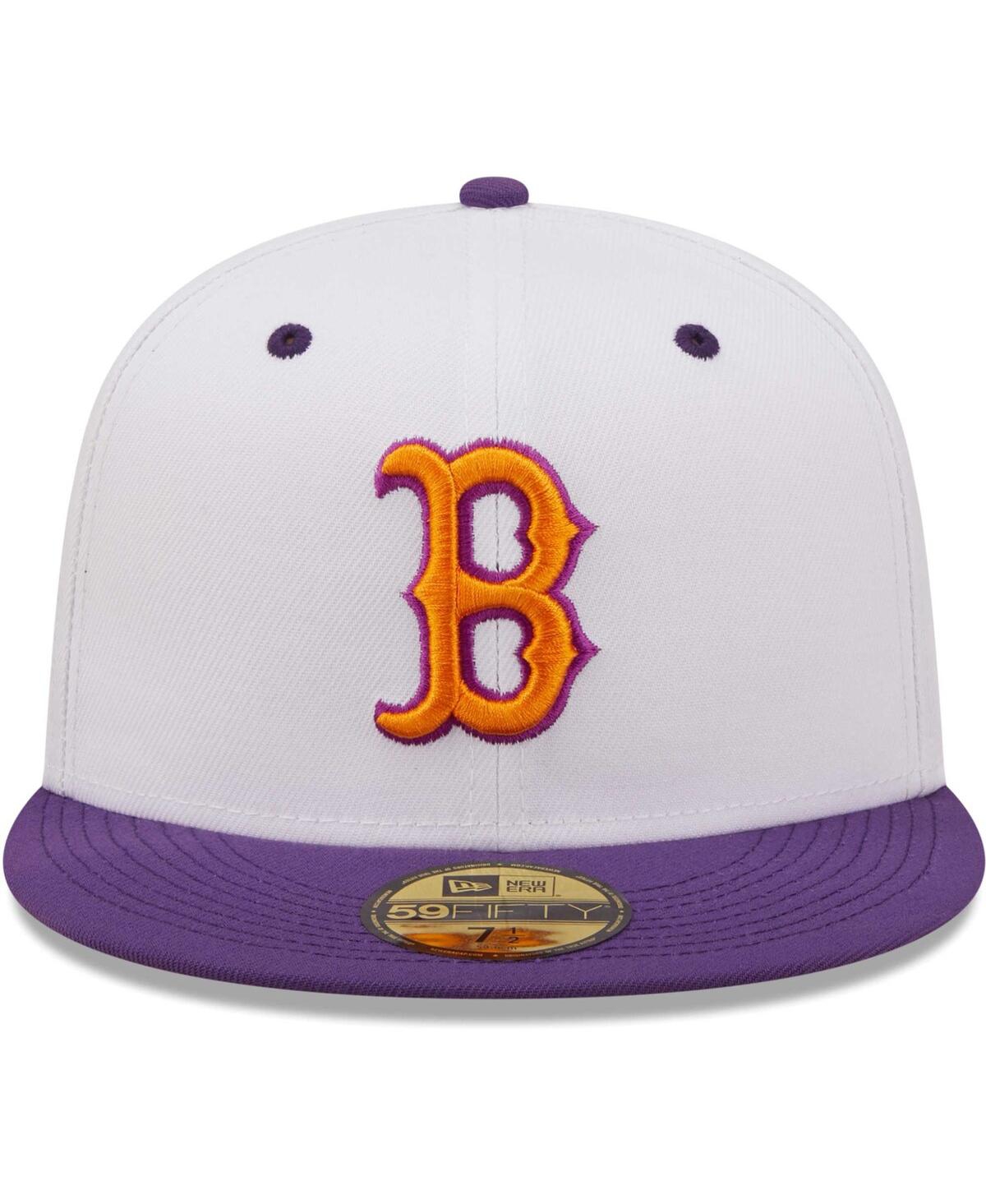 Boston Red Sox New Era Logo 59FIFTY Fitted Hat - Grape