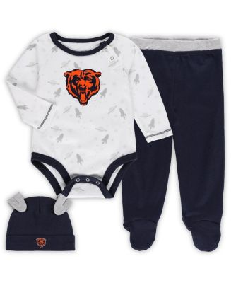 Newborn and Infant Boys and Girls White, Navy Chicago Bears Dream Team ...