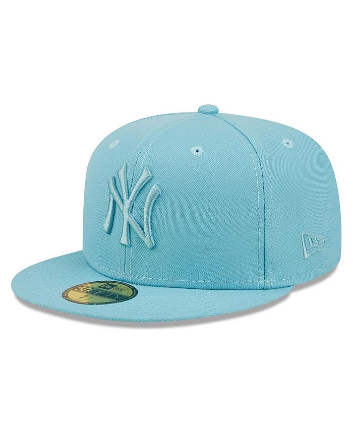 New Era Men's Light Blue New York Yankees Color Pack 59FIFTY Fitted Hat ...