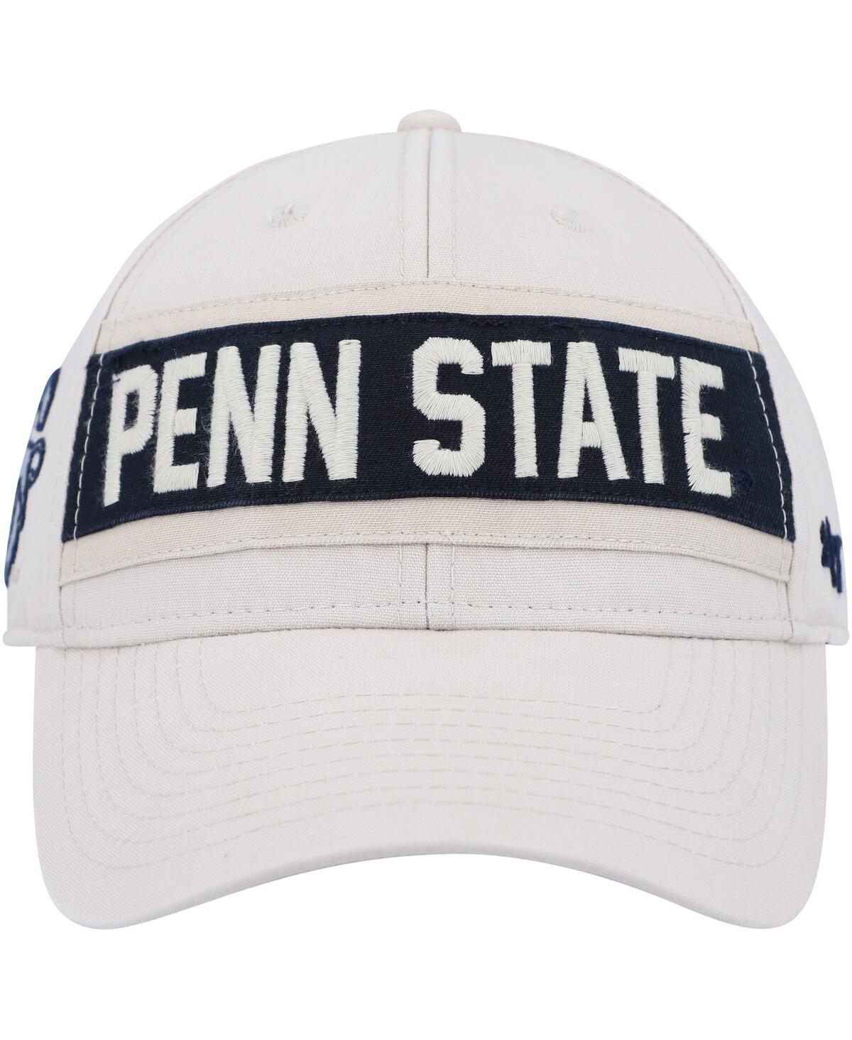 Shop 47 Brand Men's ' Cream Penn State Nittany Lions Crossroad Mvp Adjustable Hat