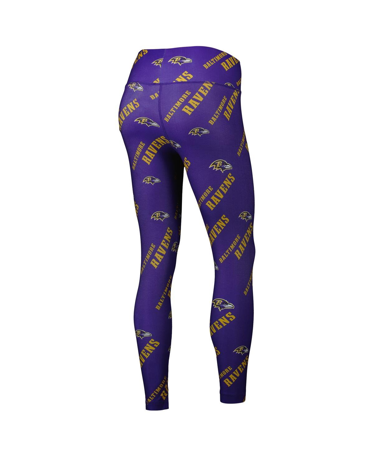 Shop Concepts Sport Women's  Purple Baltimore Ravens Breakthrough Allover Print Leggings