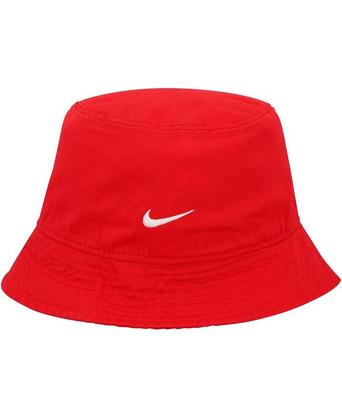 mens red nike bucket hat