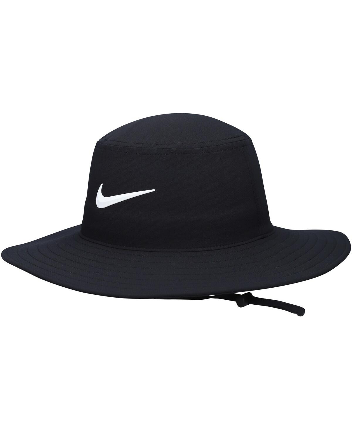 Nike Men's  Golf Logo Uv Performance Bucket Hat In Black