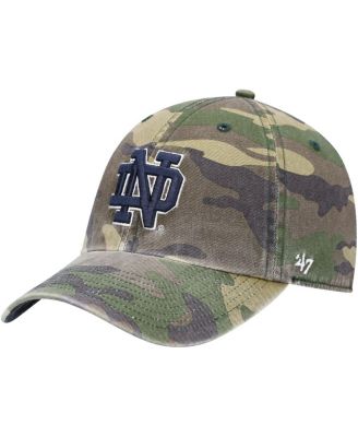 '47 Brand Men's Camo Notre Dame Fighting Irish Clean Up Core Adjustable ...