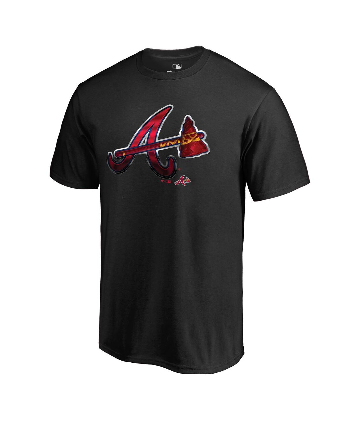 Men's FanaticsAtlanta Braves Midnight Mascot T-shirt - Black