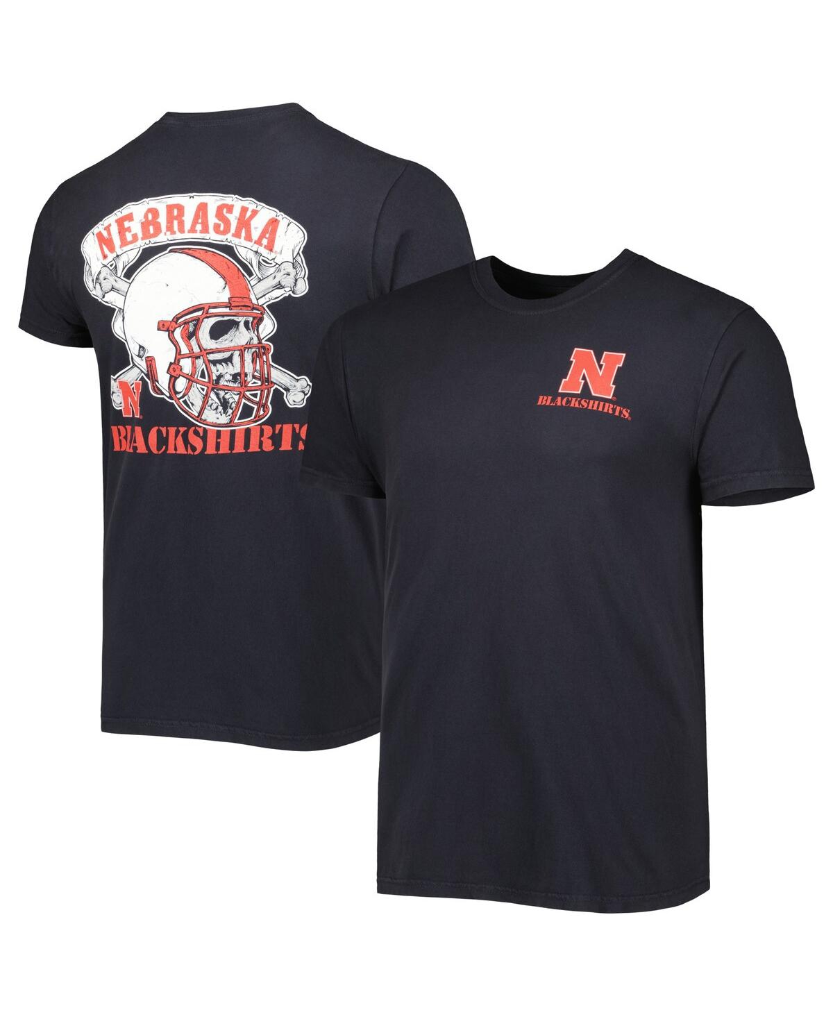 Image One Men's Black Nebraska Huskers Hyperlocal T-shirt In Black