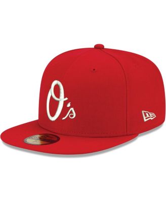 Men's Red Baltimore Orioles White Logo 59FIFTY Fitted Hat