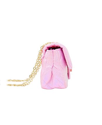 Tiny Treats Pink Classic Shiny Quilted Mini Handbag for Girls & Reviews ...
