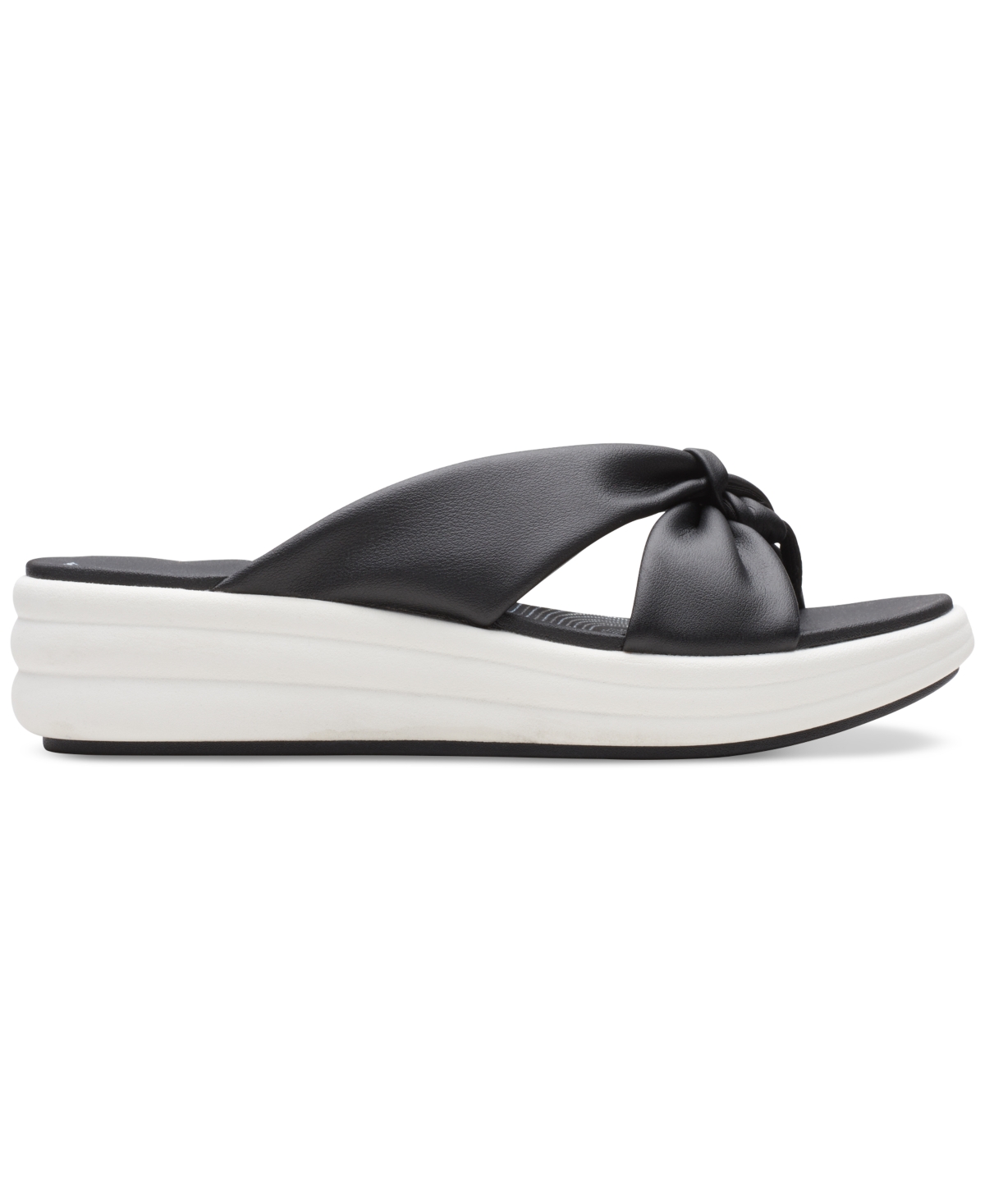 Clarks Women's Cloudsteppers Drift Ave Slip-On Wedge Sandals