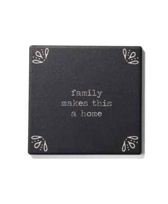 4.25'' D Happy Place Ceramic Coasters Set, 4 Piece