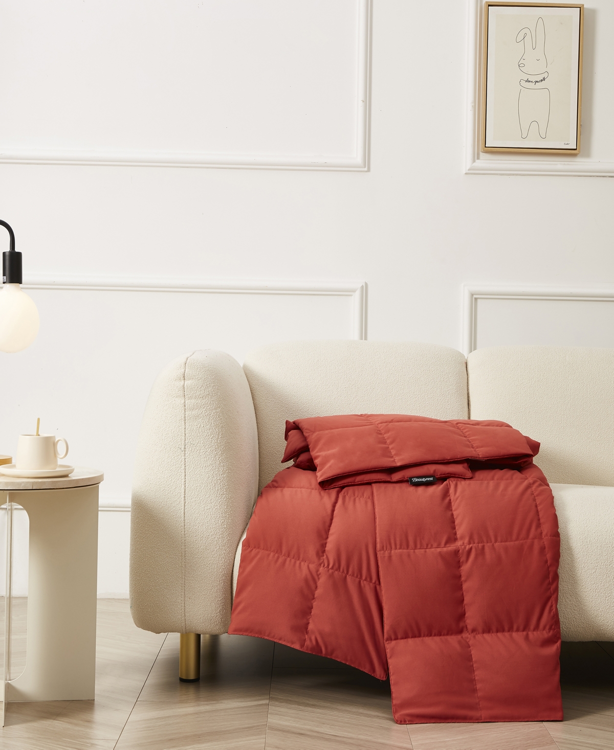 Royal Luxe Packable DownThrow with Storage Bag, 60