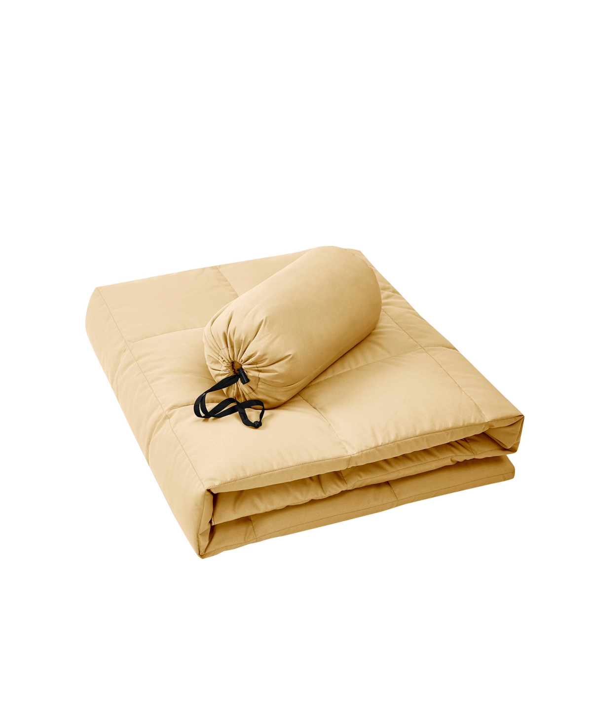 Royal Luxe Packable Downthrow With Storage Bag, 60" X 70", Created For Macy's In Yellow