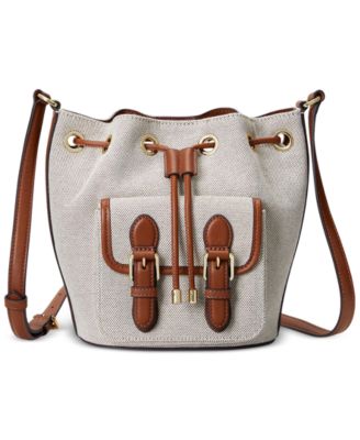 Lauren Ralph Lauren - Andie Canvas Small Drawstring Crossbody Bag