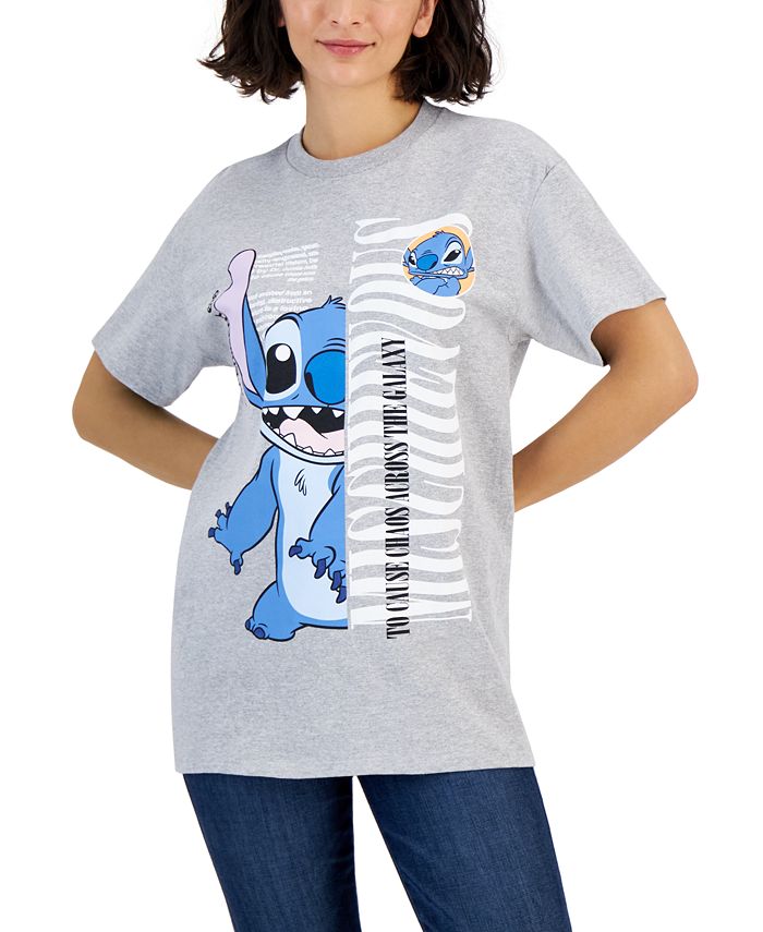 Disney Juniors' Stitch Chaos Graphic T-Shirt - Macy's