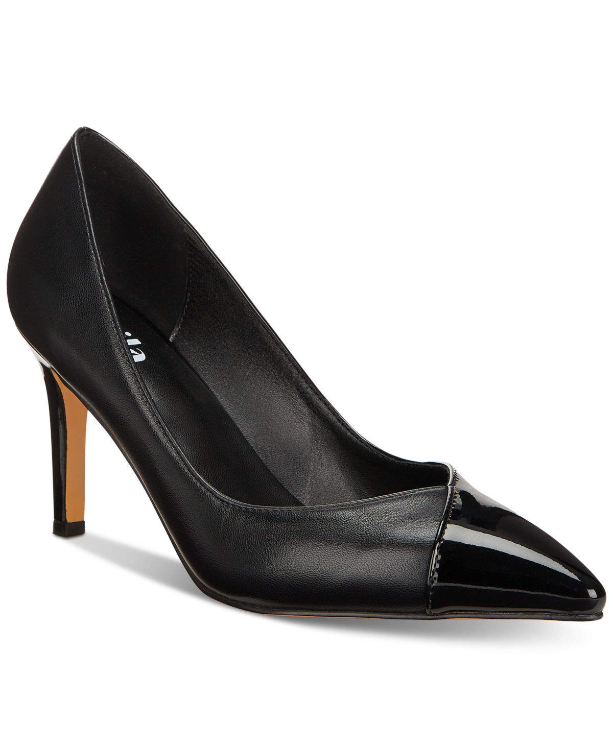 Vaila Shoes Women's Michelle Slip-on Pointed-toe Pumps-extended Sizes 9-14 In Black