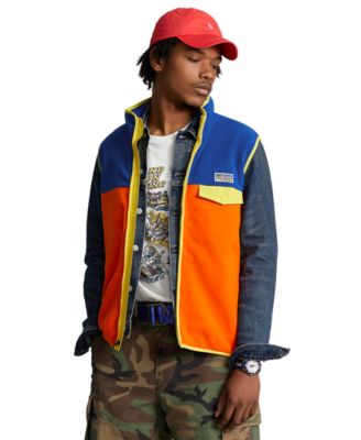 Polo Ralph Lauren - Men's Color-Blocked Brushed Fleece Vest