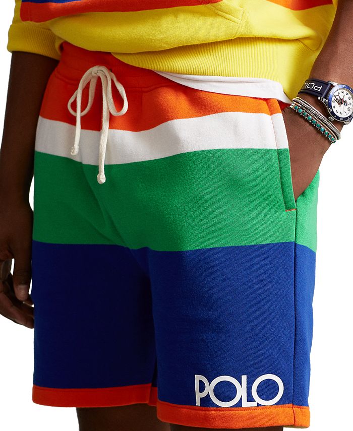 Polo Ralph Lauren Men's 6Inch ColorBlocked CottonBlend Shorts Macy's
